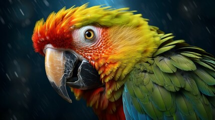 Obraz premium beautiful parrot UHD 8k generative ai