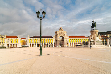 Fototapeta na wymiar view of Alfama old town at sunny day, Lisbon, Portugal