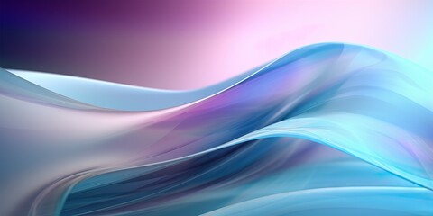 Background of modern tech gradient waves in blue and pink hues