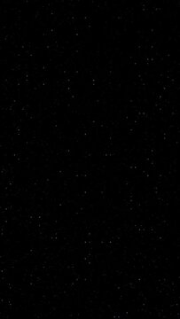 Generated vertical night sky animation with stars flickering slowly