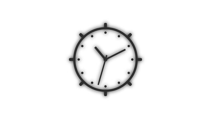 abstract new fast analog clock icon illustration 4k 