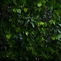 Rainforrest greenwall background