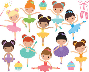Little Ballerinas © MyClipArtStore.com