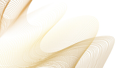 Modern geometrical wave abstract background with curved lines, minimalistic geometric background with wave lines, technology and tech concept wave line vector background for any design.