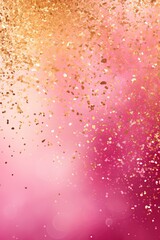 Obraz premium Fond abstrait lumineux, rose et or avec des taches granuleuses. Idéal comme papier peint de luxe. IA générative, IA