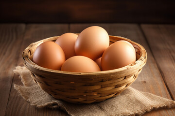 eggs in a basket