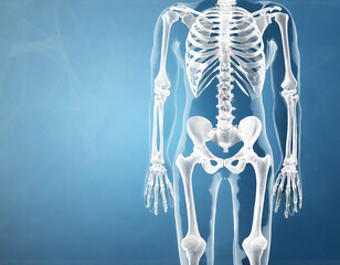 x ray of a human skeleton