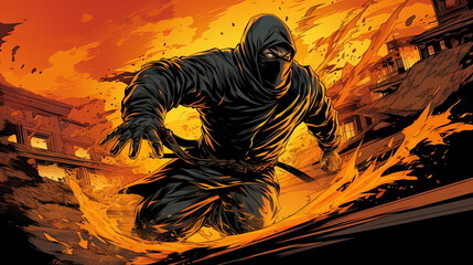 illustrated adventure of the ninja