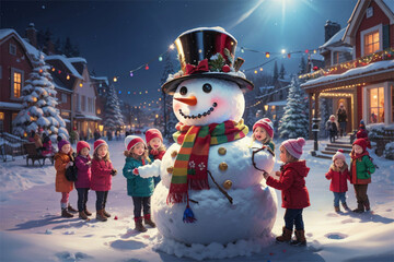 Frosty's Magic Gala: Kids' Snowy Christmas Wonderland