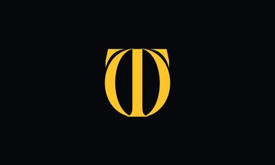 TO, OT Abstract Letters Logo Monogram