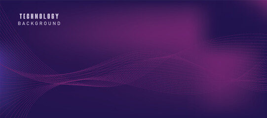 Abstract digital technology futuristic blue pink background.