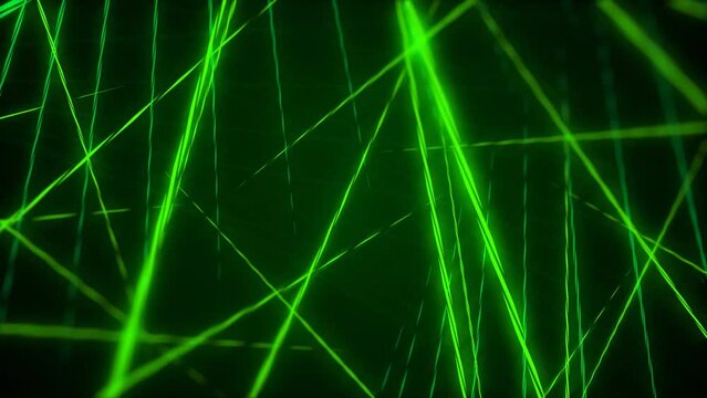 Green Strings Background