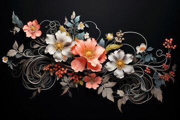 Floral Filigrees.