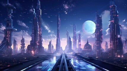 AI Surreal Marvels A Futuristic Urban Dreamscape