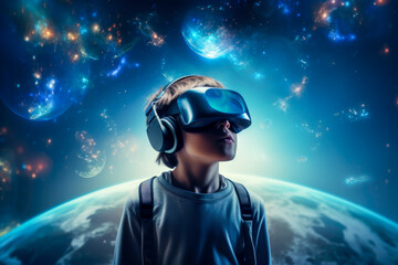 virtual reality school for global education.