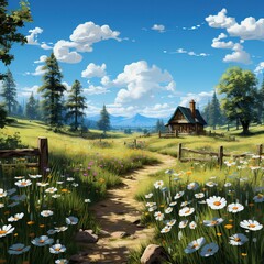 A bright and joyful Environment for Easter