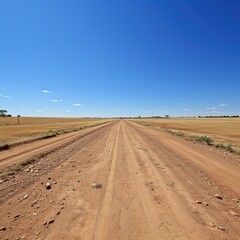 Fototapeta na wymiar A drought-stricken field