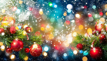 Abstract Christmas background