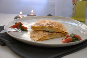 chicken and vegetable sandwich