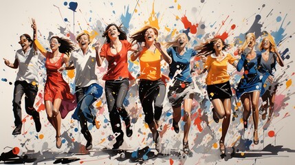 A vibrant and Festive Image of a Special Occasion