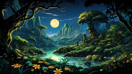 Fototapeta na wymiar Background Wallpaper of Beautiful Environment of the Nature