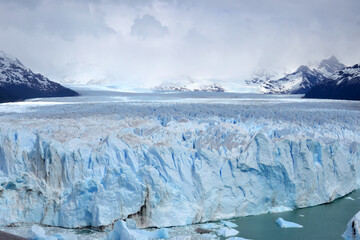 Perito Moreno Glacier in Santa Cruz Argentina. Patagonia.