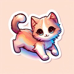 Generative AI Cat Sticker