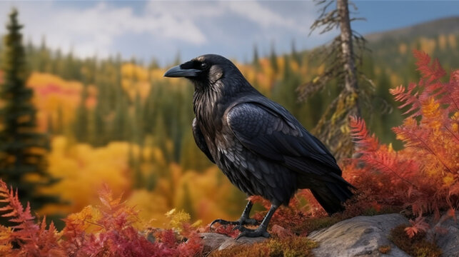 photo of a raven