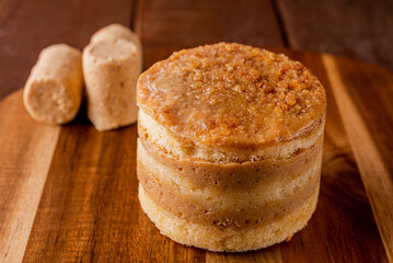 Bolo de paçoca amendoim - Peanuts minicake