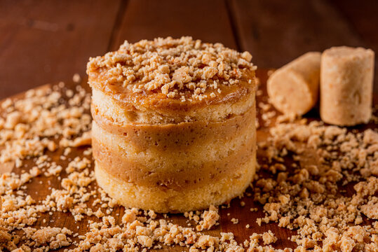 Bolo de pa&ccedil;oca amendoim - Peanuts minicake
