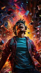 Fototapeta premium Creative Manipulation of Character Artwork