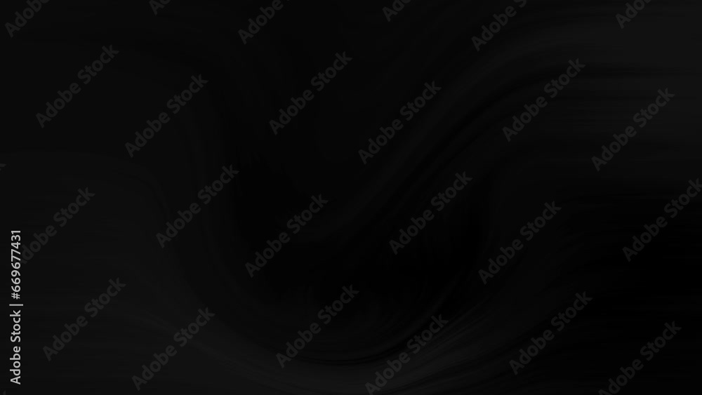 Wall mural animated black fluid background. colorful liquid gradually changes. bright smooth gradient animation