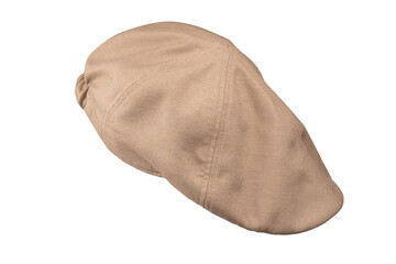 Ascot cap isolated on a white background.