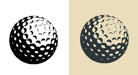 Golf ball illustrations