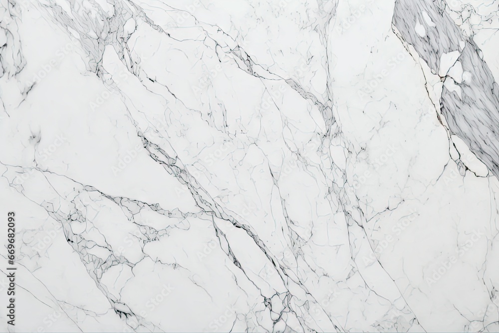 Poster white marble texture with natural pattern for background or design art work