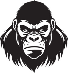 Gorilla Vector Wallpaper Nature on Your Desktop Ape Expressions Gorilla Vector Faces
