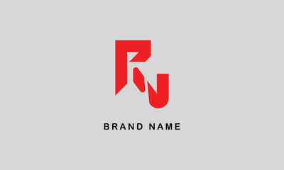 RN RV VR NR creative brand minimal logo design
