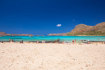 The island Gramvousa and the bay Balos