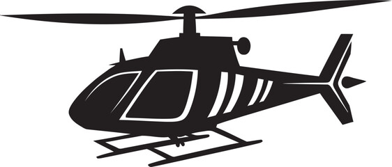 Helicopter Horizons Vector Graphic Inspirations Artistic Aviation in Vectors Helicopter Illustrations