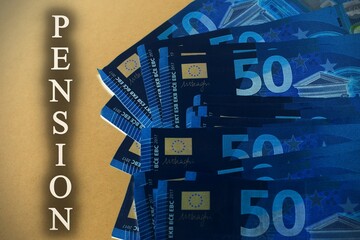 European banknotes with the sign 
