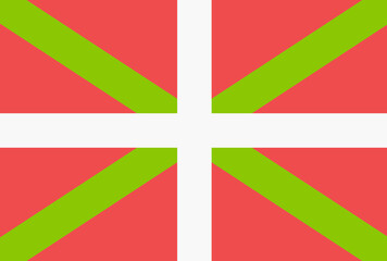 flag of Basque Country. National Basque flag. autonomous community - obrazy, fototapety, plakaty