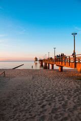 Zingst Pier at the Baltic Sea