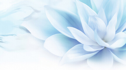 White flower. Decorative design element, generative ai