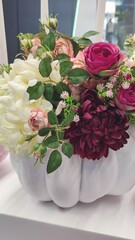 wedding bouquet in a vase