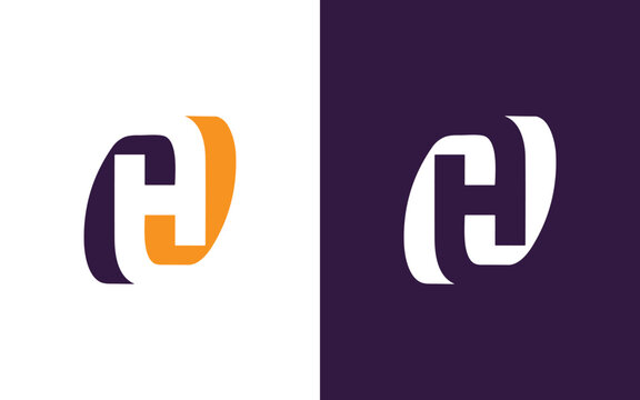 ch letter logo design icon