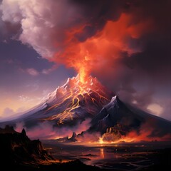 Fiery Volcanic Fury