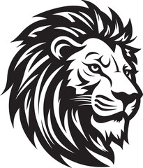 The Art of the Wild Lion Vector Illustration Digital Pride Parade Roaring Lion in Pixels
