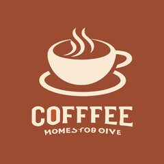 Logo of a coffee cup with Mini Smoke