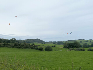 A view of the Cheshire Countryside at Peckforton