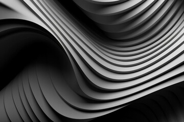 Contemporary monochrome texture. Simplistic 3D backdrop with space for content. Generative AI